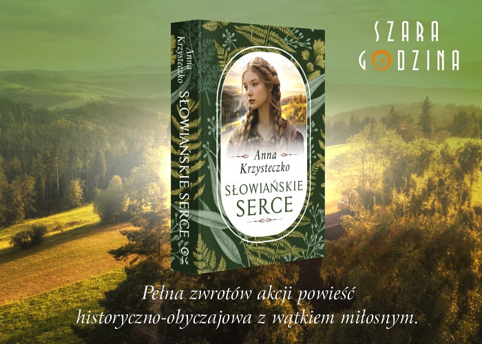 Słowiańskie serce - grafika promująca książkę