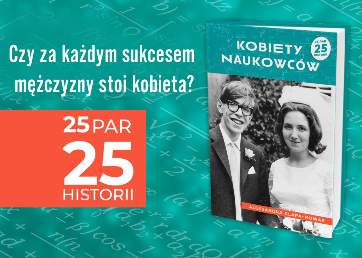 Kobiety naukowców Aleksandra Glapa-Nowak - grafika promująca książkę