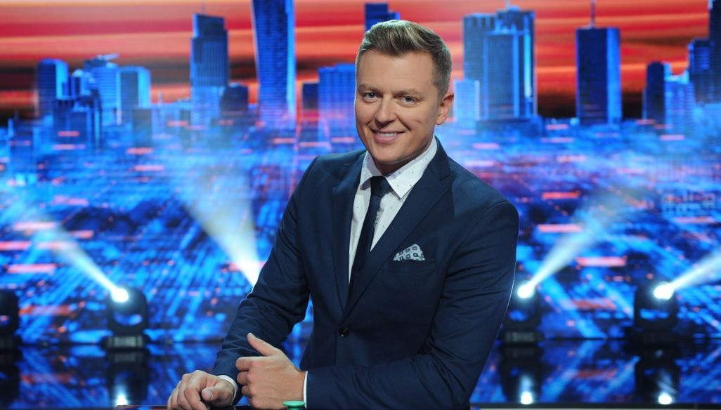 Rafał Brzozowski w programie "Jaka to melodia?" na TVP 1. 