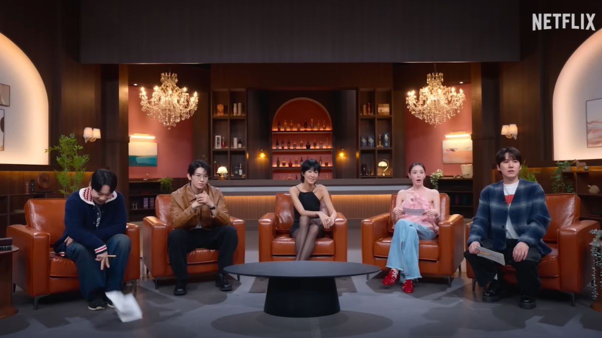 Kadr z realisty show Netflix "Piekło singli", zdjęcie z planu. 