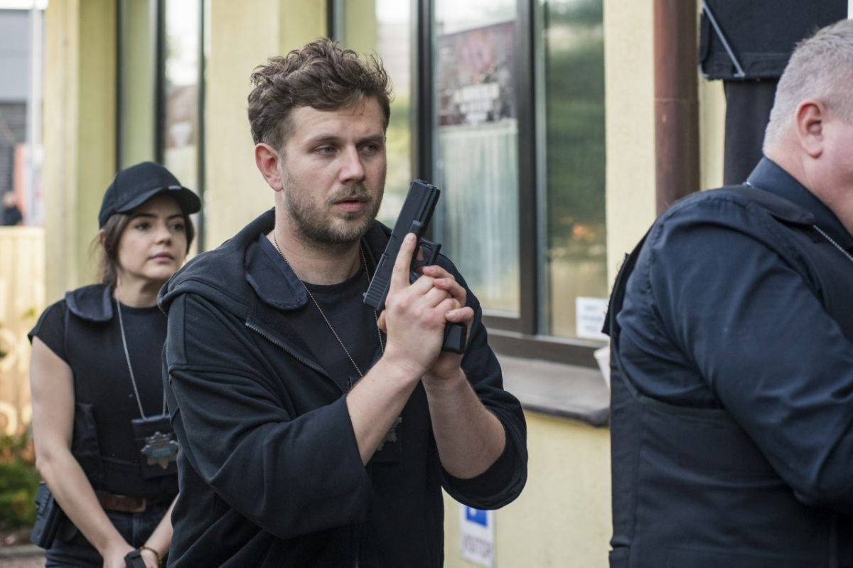 Bohaterowie serialu "Uroczysko", emitowanego na antenie TV4