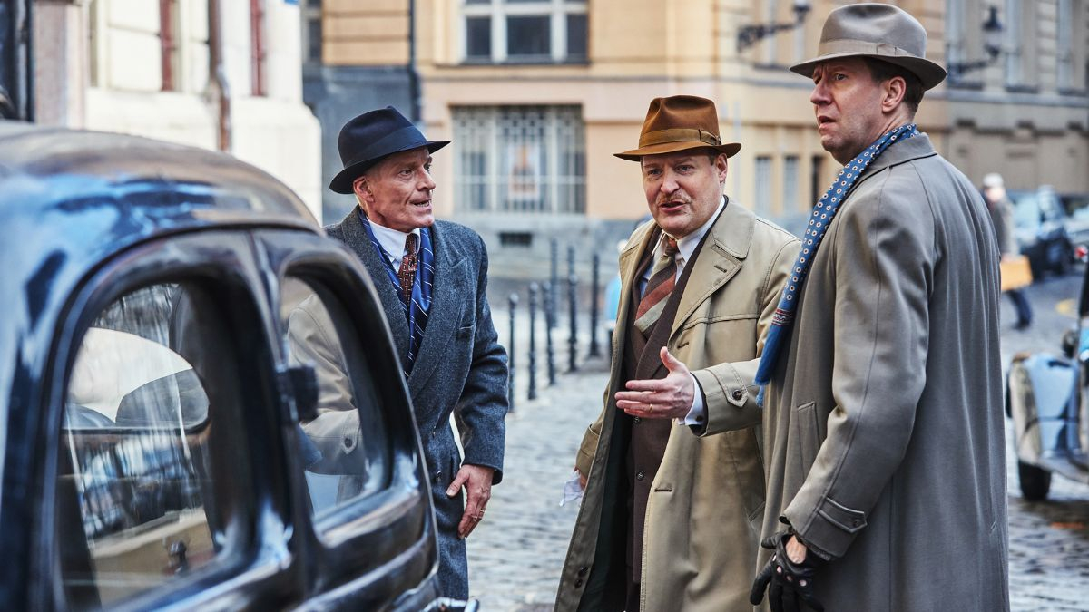 Kadr z filmu "Szwedzki łącznik"