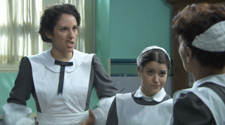 Kadr z serialu Akacjowa 38, emitowanego na antenie TVP 2. 