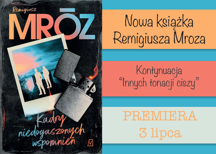 Kadry niedogaszonych wspomnień - grafika promująca książkę