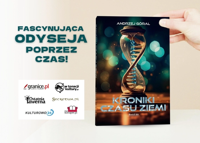 Kroniki Czasu Ziemi grafika promująca książkę