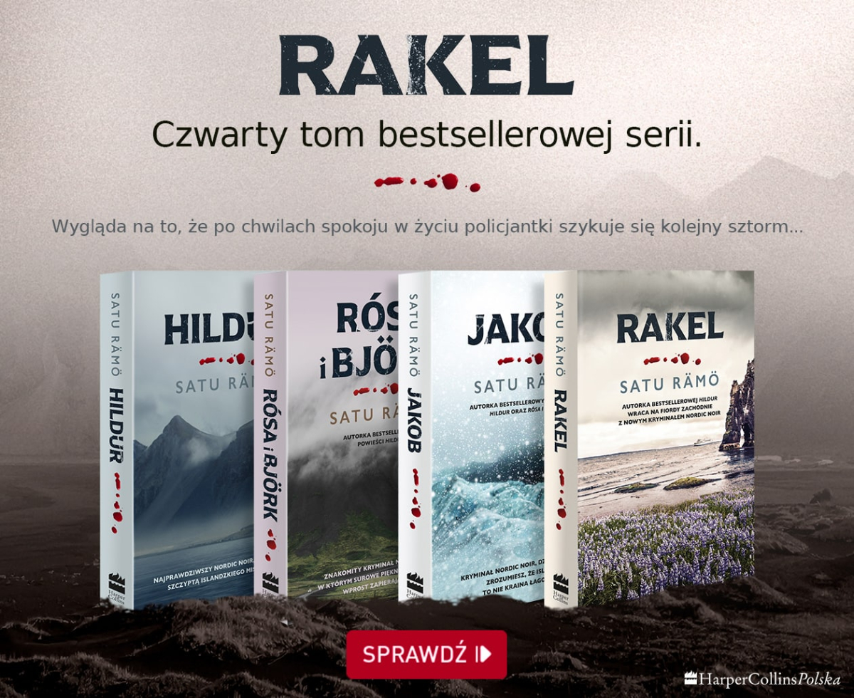 „Rakel" Satu Ramo grafika promująca książkę