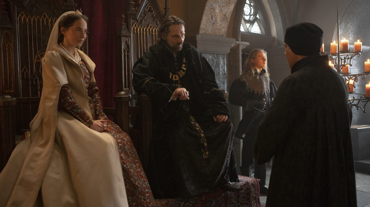 Kadr z serialu "Korona kr&oacute;l&oacute;w. Jagiellonowie" TVP 1. 