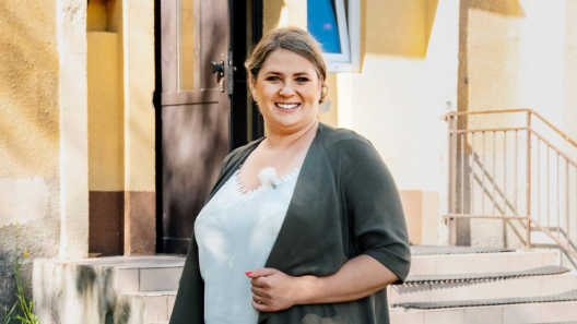 Elżbieta Romanowska, prowadząca program Nasz nowy dom 