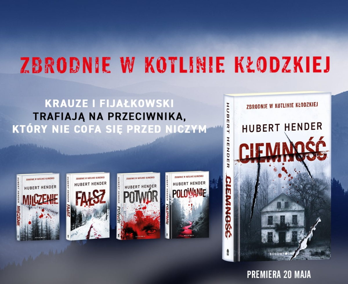 „Ciemno��" Huberta Hendera - grafika promuj�ca ksi��k�