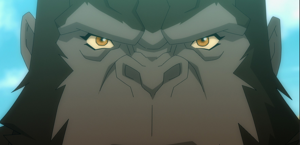 Grafika z serialu animowanego "Wyspa Czaszki" Netflix.