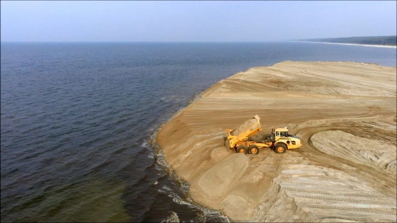 Obrazek w treści Pełny obraz: Mierzeja Wiślana, serial dokumentalny w telewizyjnej Jedynce  [jpg]