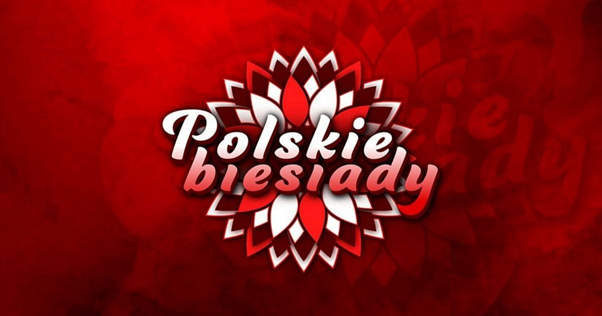 Grafika/logo z programu TVP 2 "Polskie biesiady". 