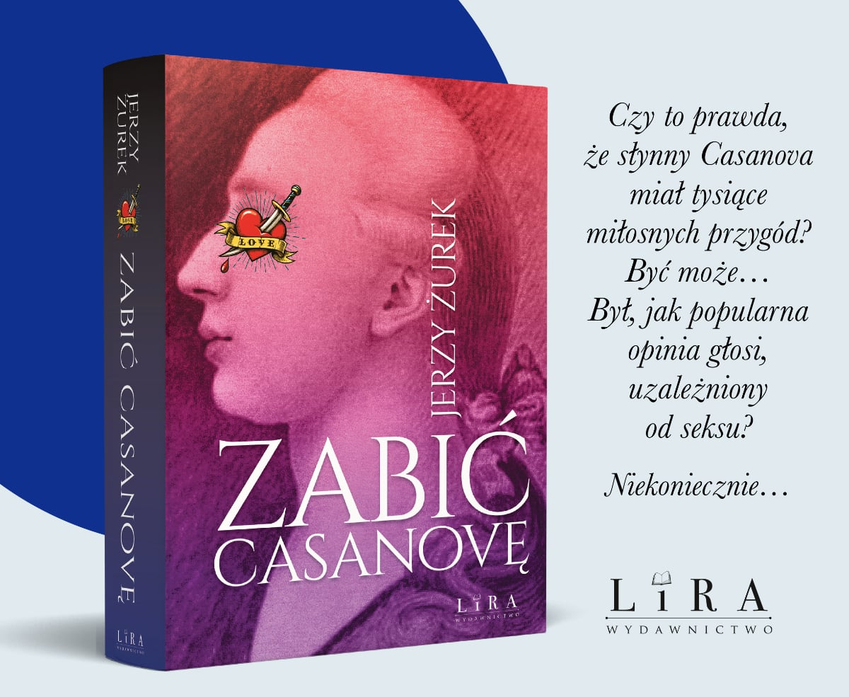 „Zabi� Casanov�" Jerzego �urka - grafika promuj�ca ksi��k�