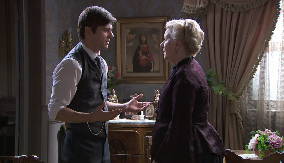 Kadr z serialu "Akacjowa 38", emitowanego na antenie TVP 2.