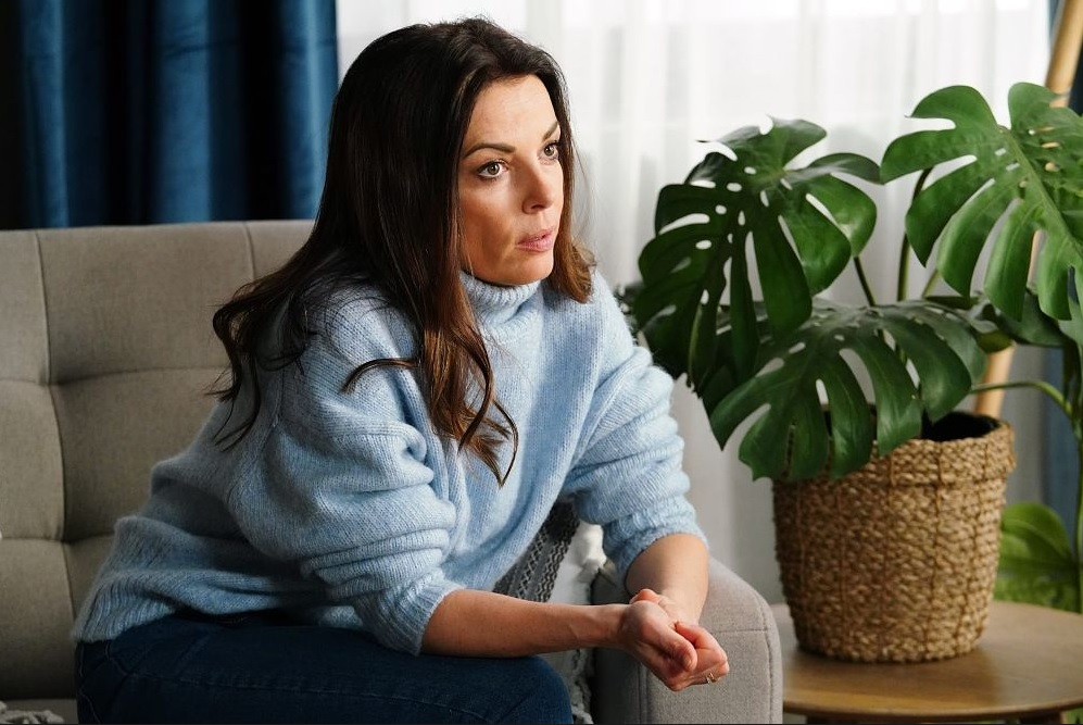 Katarzyna Glinka jako Kasia Górka w serialu "Barwy szczęścia". 