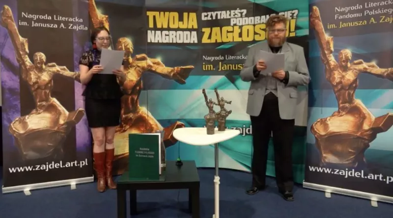 Obrazek w treści Radek Rak z Nagrodą im. Janusza A. Zajdla! [jpg]