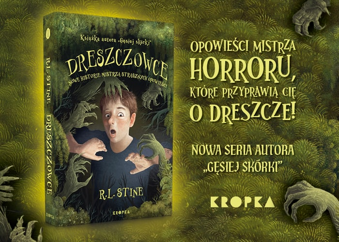 Dreszczowce R.L. Stine - grafika promująca książkę