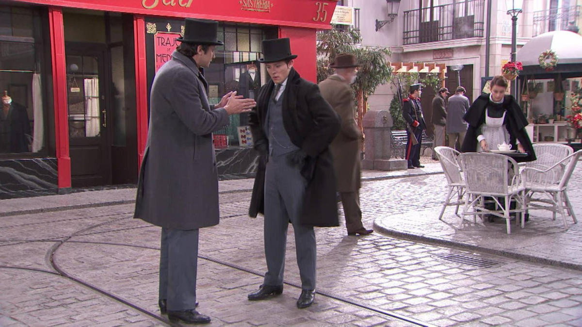 Kadr z serialu "Akacjowa 38", emitowanego na antenie TVP 2. 