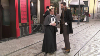 Kadr z serialu Akacjowa 38, emitowanego na antenie TVP 2. 