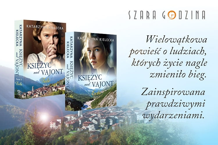 Księżyc nad Vajont. Echo grafika promująca książkę