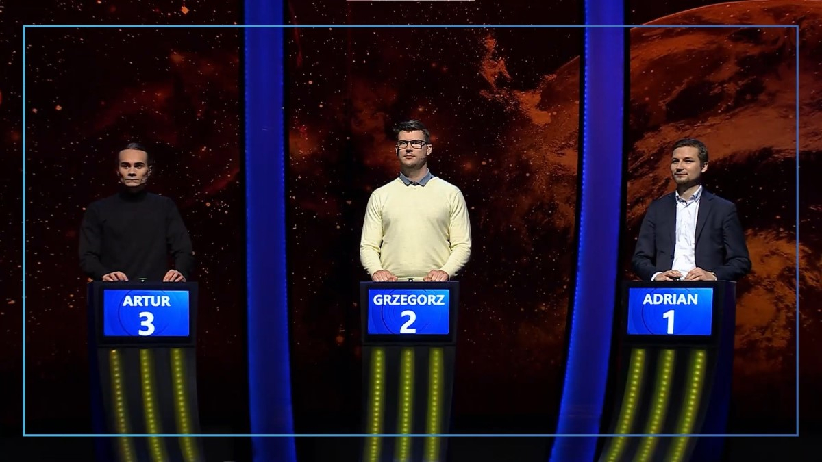 Kadr z programu "Jeden z dziesięciu"