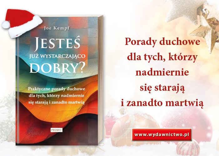 Jesteś już wystarczająco dobry? grafika promująca książkę