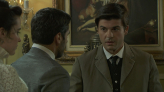 Kadr z serialu Akacjowa 38, emitowanego na antenie TVP 2. 