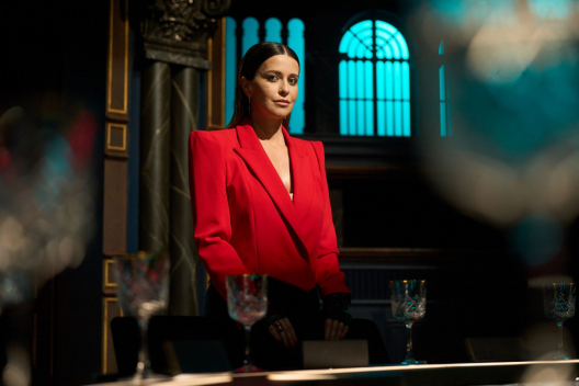 Kadr z programu The Traitors. Zdrajcy, który jest emitowany na antenie telewizji TVN.