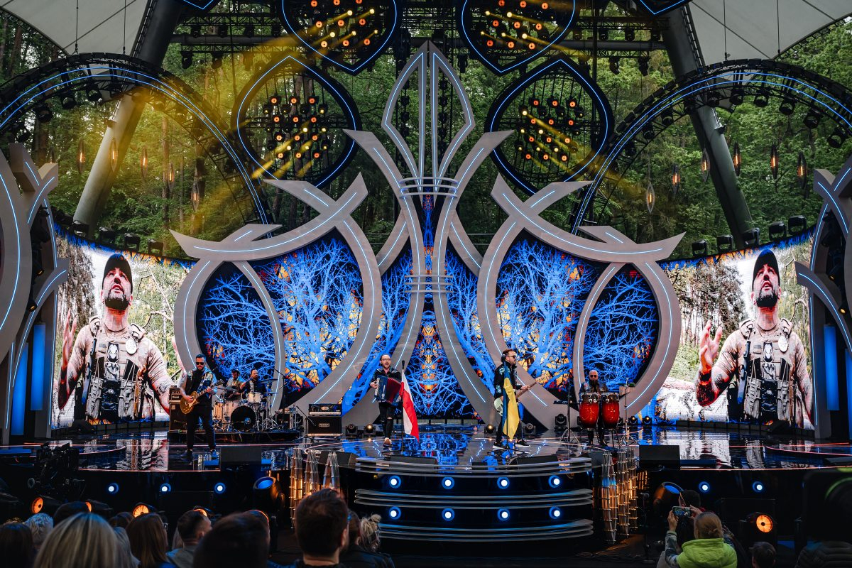 Scena w operze leśnej podczas „Polsat SuperHit Festiwal 2023”