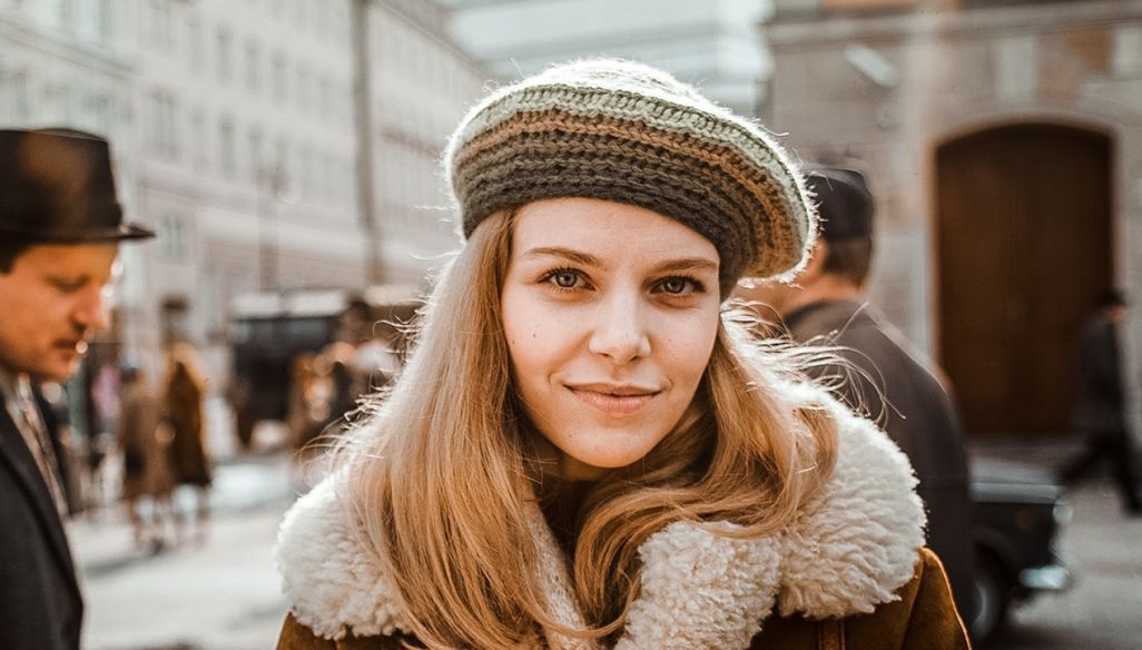 Vanessa Aleksander jako Hanka Bielska w serialu "Kres niewinności" od TVP.