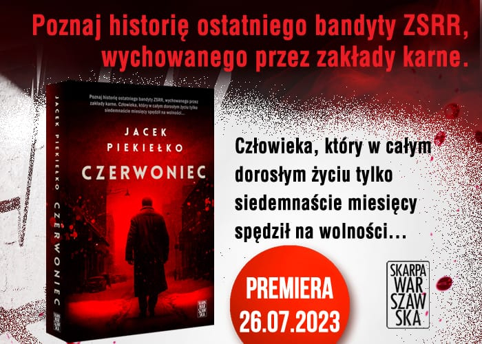 jacek piekiełko czerwoniec grafika promująca książkę