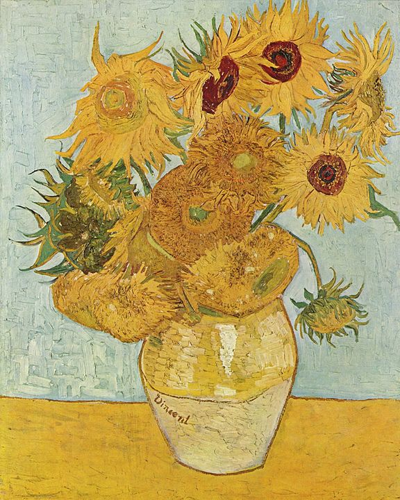 Obrazek w treści Słoneczniki Van Gogha poddane kwarantannie z powodu koronawirusa [jpg]