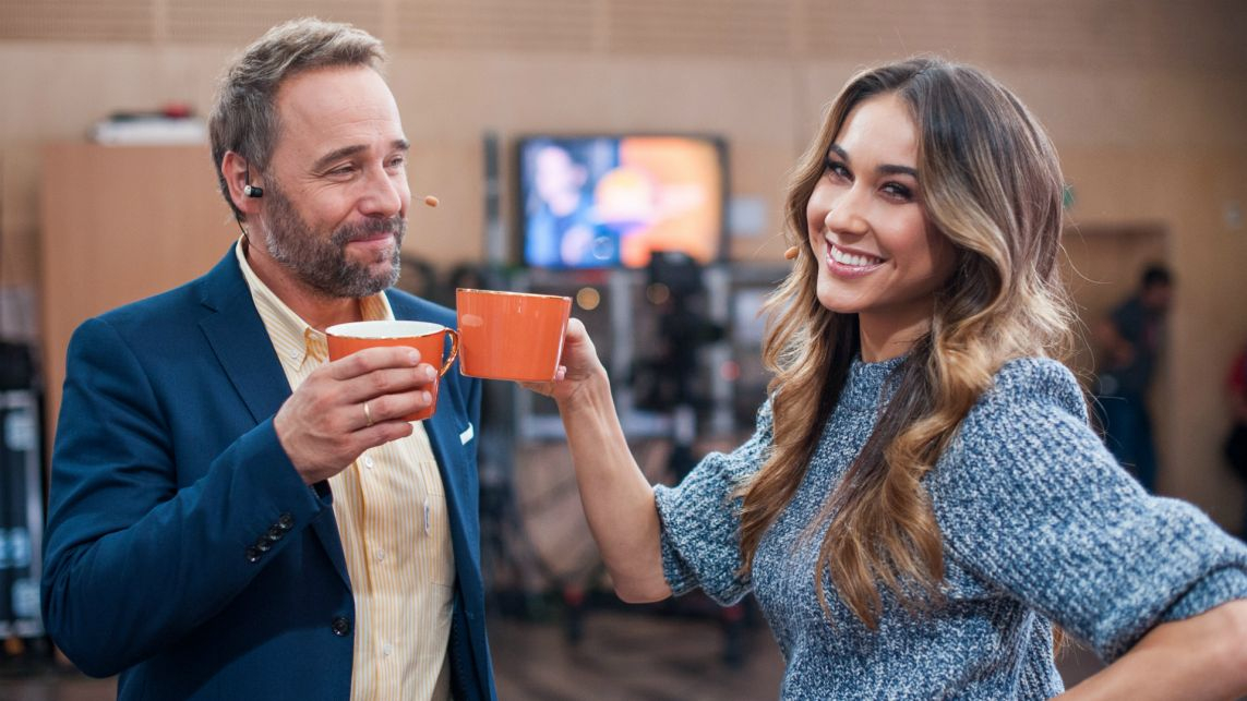 Lukasz Nowicki i Ida Nowakowska w programie Pytanie na Śniadanie