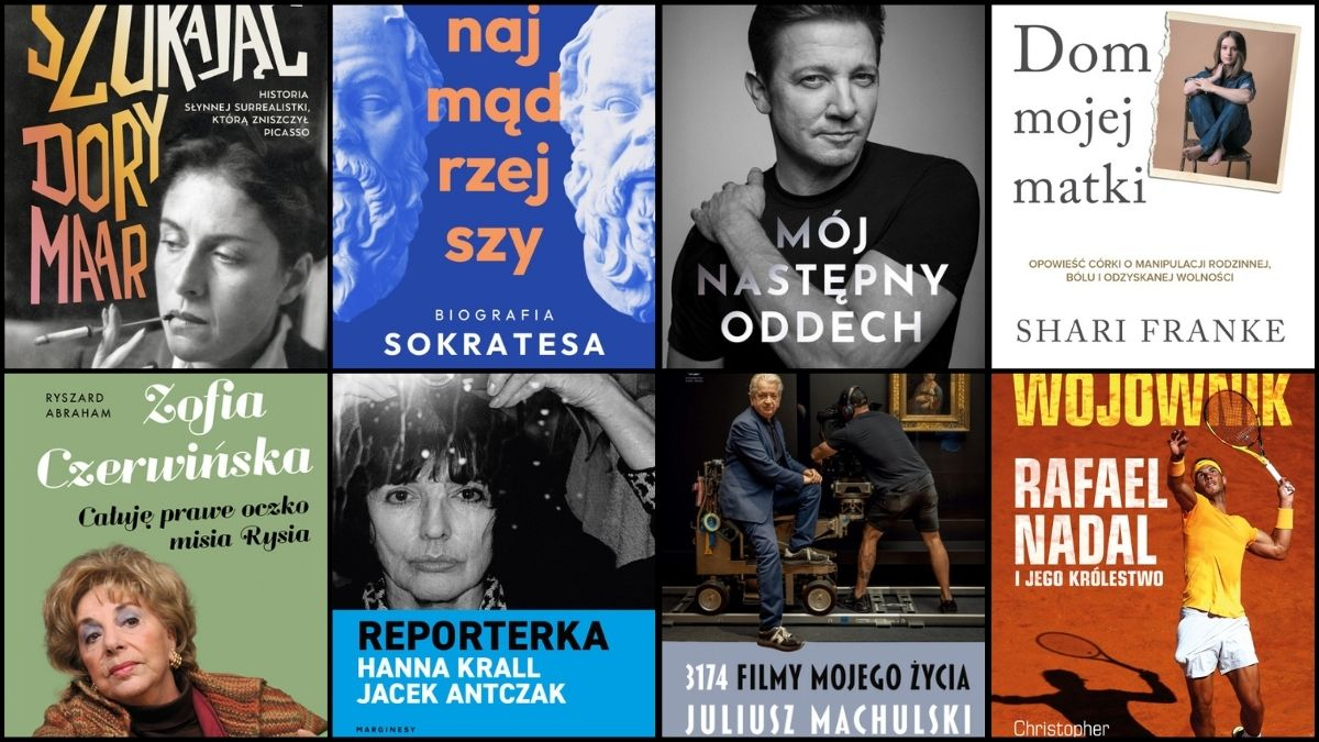 Surrealistka, reżyser, filozof. 8 książek biograficznych na maj 2025