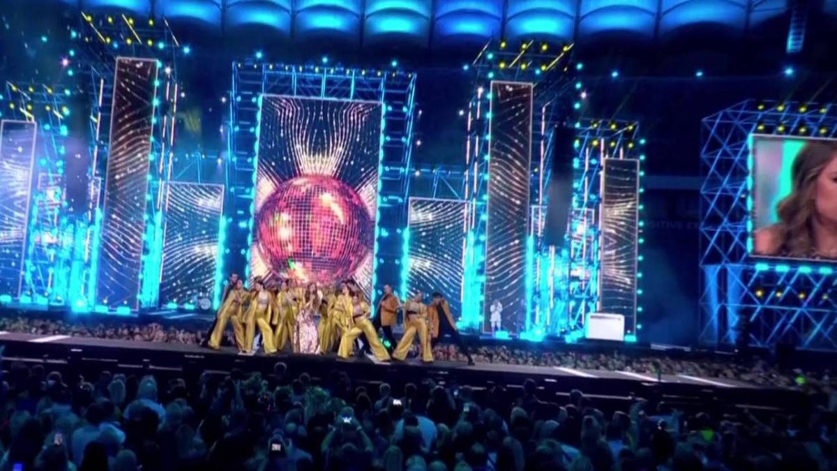 Kadr z koncertu Rozśpiewany PGE Narodowy