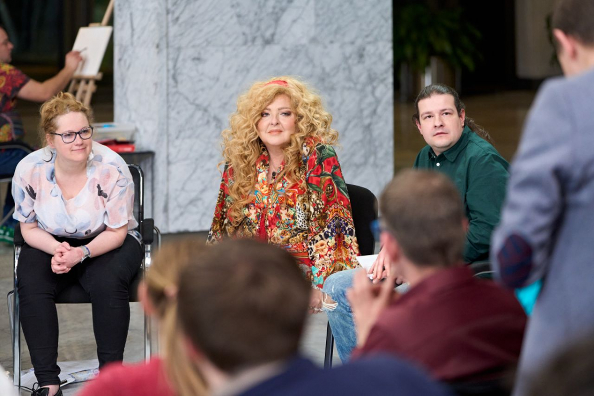 Magda Gessler i inni bohaterowie programu Autentyczni