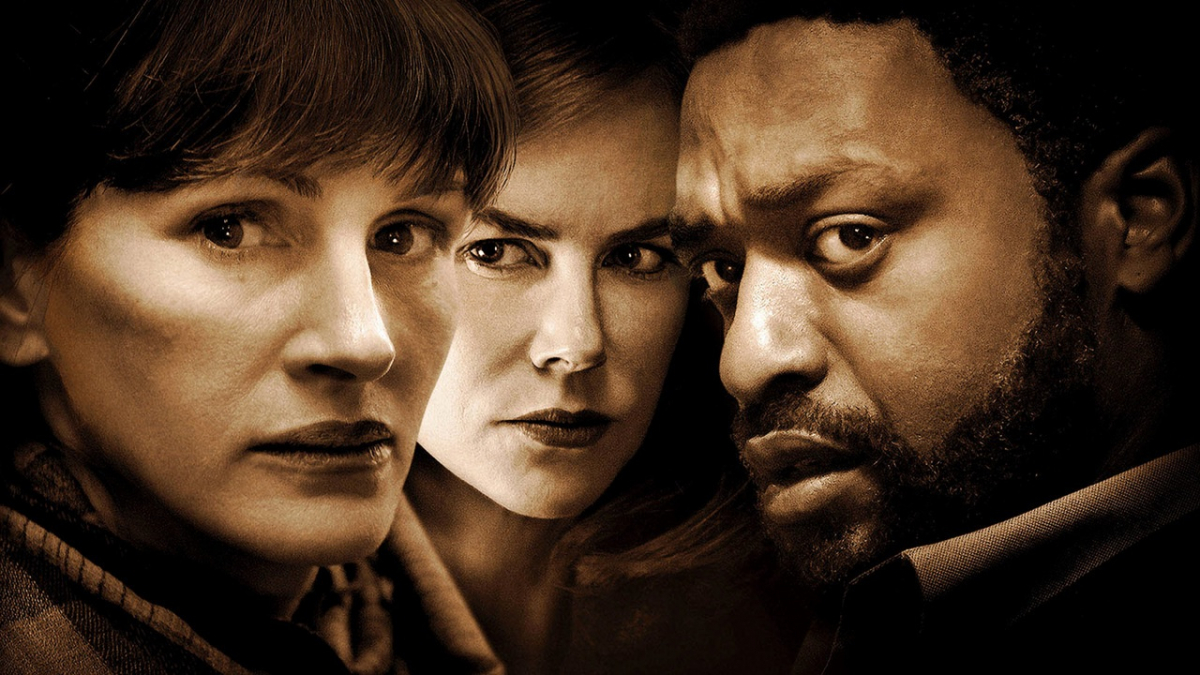 Chiwetel Ejiofor, Nicole Kidman, Julia Roberts w filmie "Sekret w ich oczach".