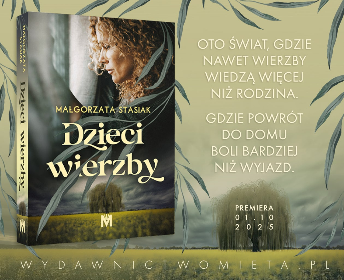 Dzieci wierzby Ma�gorzata Stasiak grafika promuj�ca ksi��k�