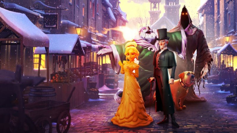 Obrazek w treści Scrooge: Opowieść wigilijna - kolejna animowana ekranizacja znanej książki zadebiutowała na Netflix [jpg]
