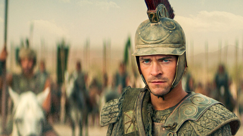 Buck Braithwaite jako Aleksander Wielki w serialu "Jak Aleksander Wielki został bogiem" od Netflix. 